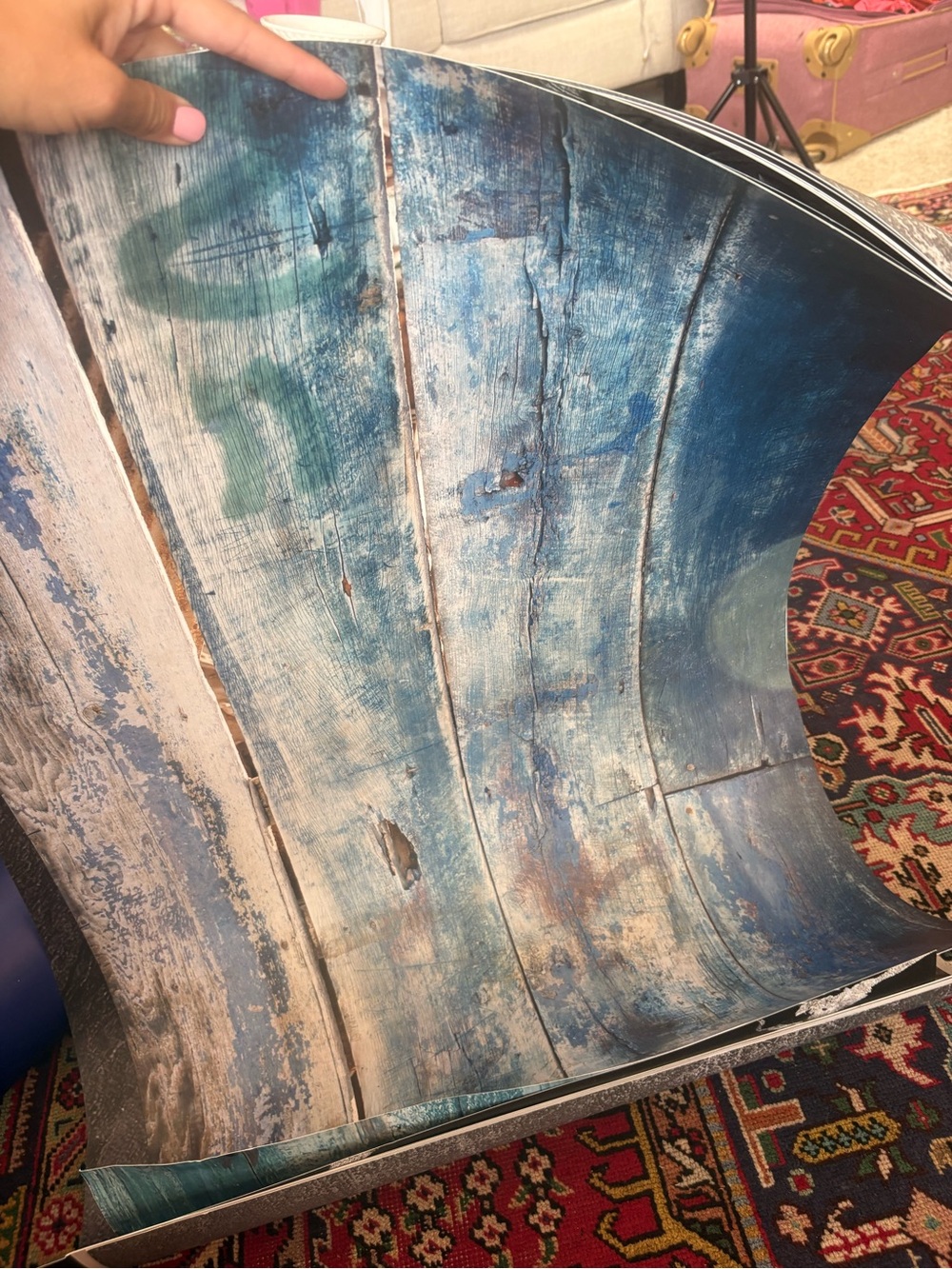 16 Photo Backdrops and Stand, Mostly Unused